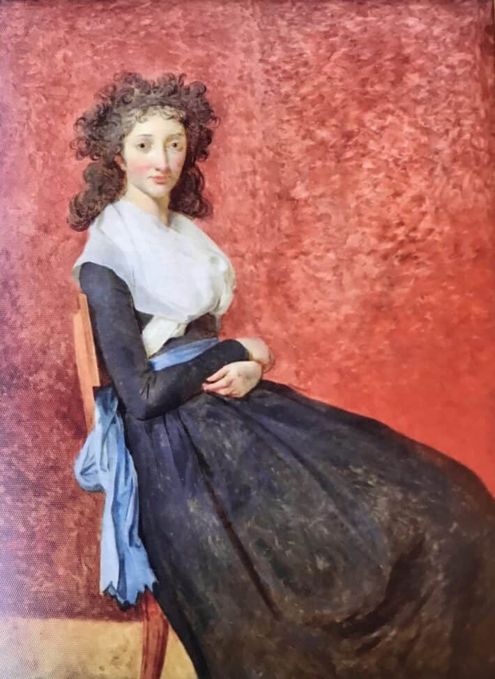 "Portrait der Madame Marie Louise Trudaine" des Malers Jacques-Lois David von 1791/1792